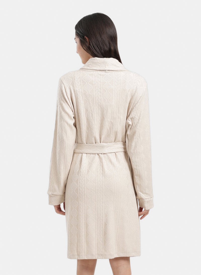 Carina Self-Pattern Relaxed Robe - Image 4